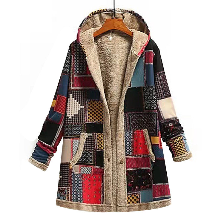 Cotton and Linen Printed Jacket