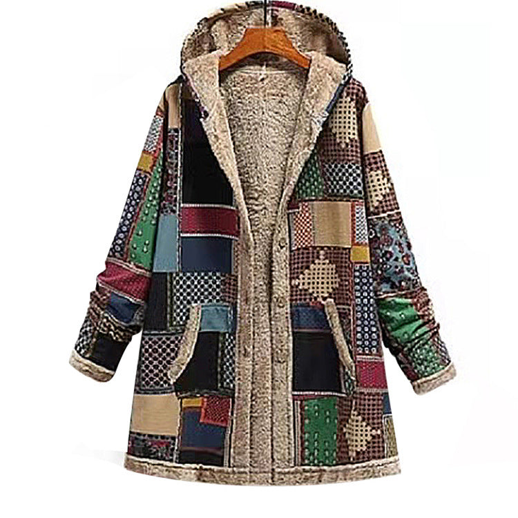 Cotton and Linen Printed Jacket